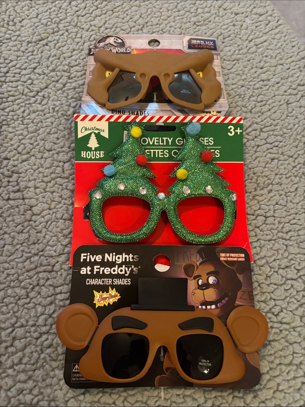 Kids fun sunglasses 3 pairs